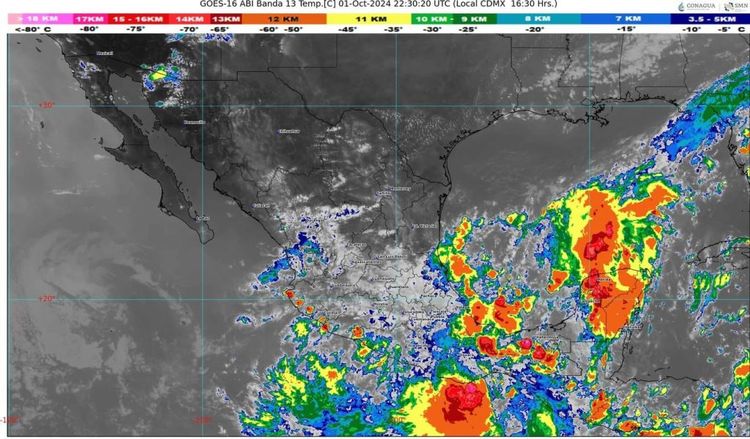 Depresión tropical Once-E