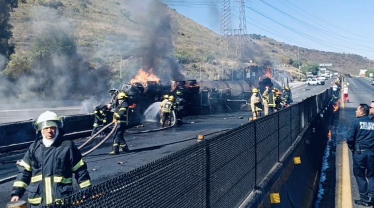 Accidente autopista Chamapa lecheria